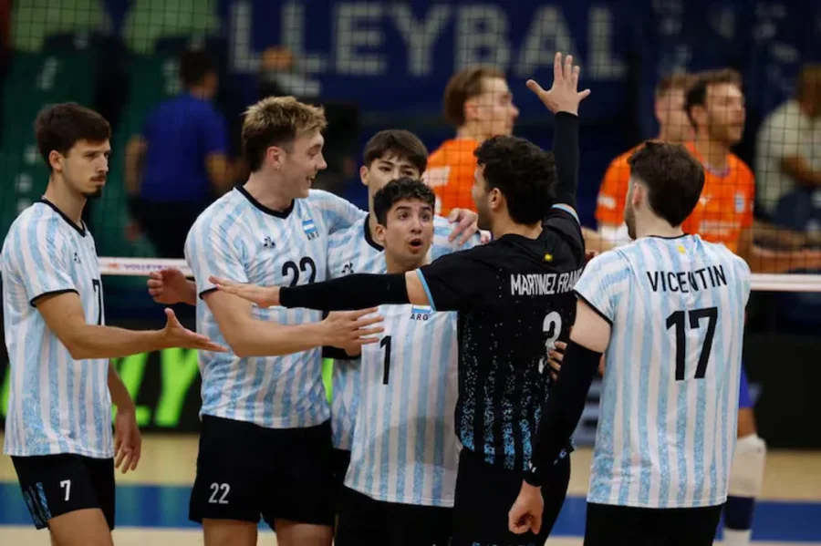 Dura derrota para la selección argentina de vóley.