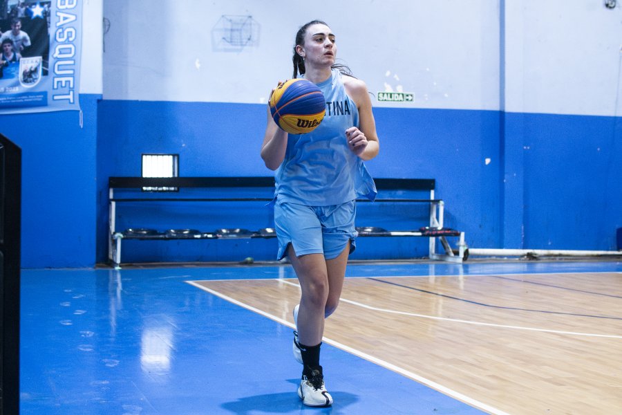 MAS TORNEOS. Delfina estuvo participando en la Nations League 3x3.