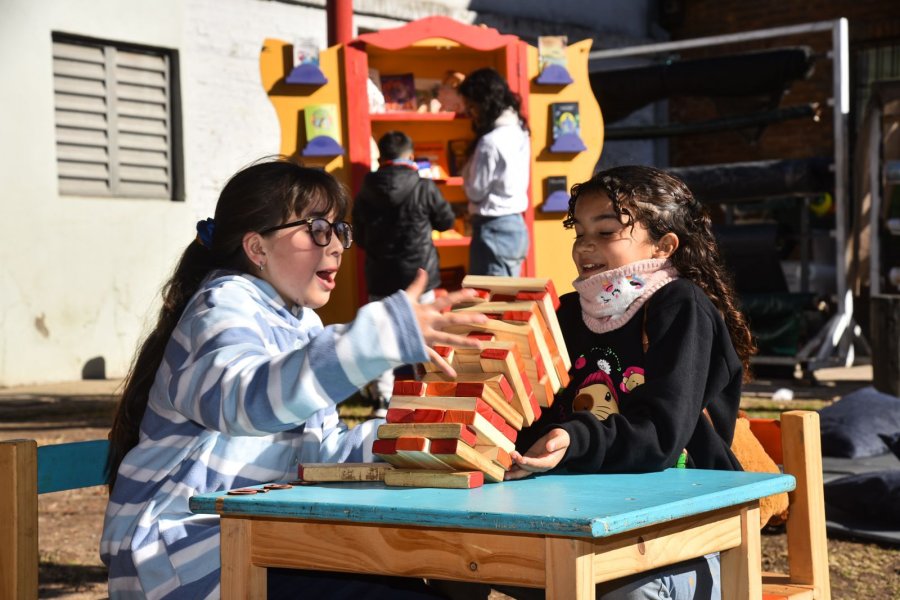 Jugar y jugar, la consigna de la propuesta del Ministerio de Cultura de la Provincia. (FOTO SCS)