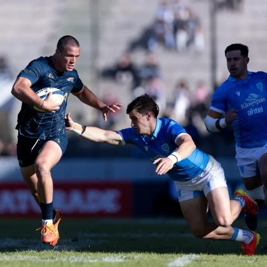 Los Pumas aplastaron a Uruguay en el último partido de la ventana de julio.
