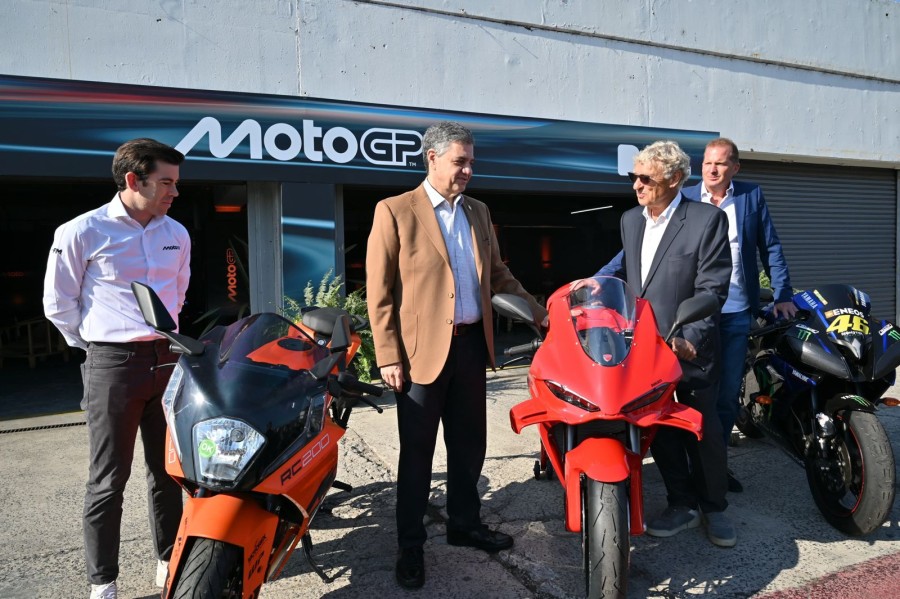 Jorge Macri dijo que el MotoGP se correr&aacute; en 2027, a&ntilde;o en el que Buenos Aires ser&aacute; la Capital Mundial del Deporte. (FOTO GOBIERNO CABA)