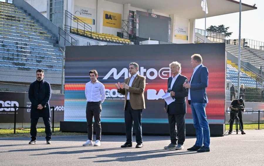 Jorge Macri encabezó la conferencia realizada en el autódromo de Buenos Aires.