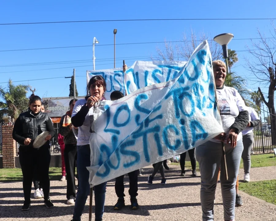 Rocío Funes, la madre de Zamir, encabezó dos marchas en pedido de justicia por el asesinato de su pequeño hijo.
