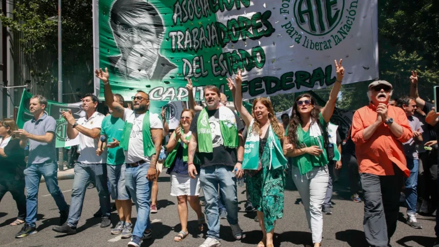 Daniel Catalano, secretario general de ATE - Capital.