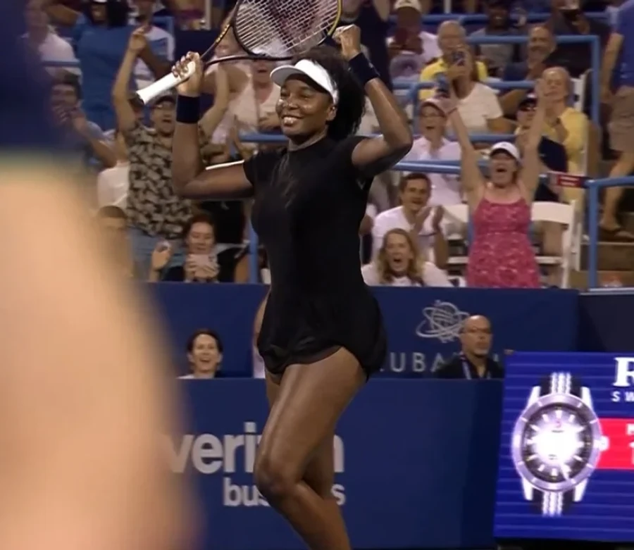 VOLVIO LA LEYENDA. Festejando su triunfo.