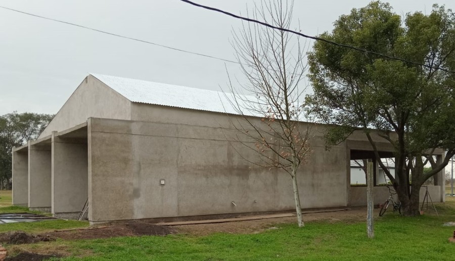 la obra avanza firmemente hacia su conclusión.