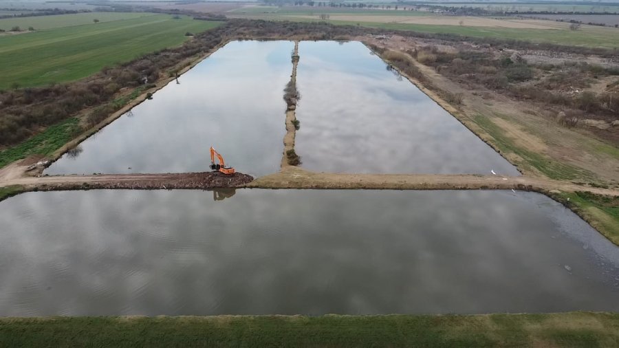 Lagunas, están ubicadas en la actual planta de residuos.