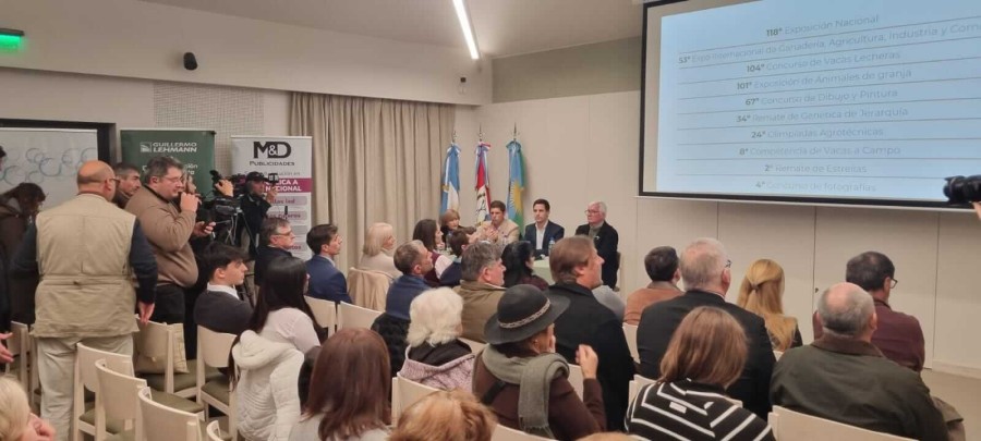 PRESENTACIÓN. Se llevó a cabo este jueves en el SUM del predio de la Sociedad Rural de Rafaela.
