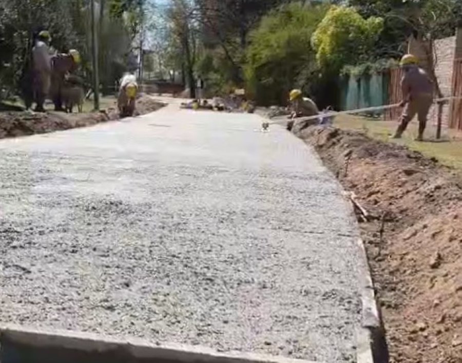 PAVIMENTO. El Municipio impulsa un plan quinquenal.