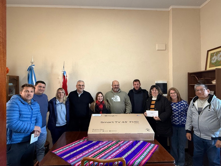 Un instante de la reciente visita.