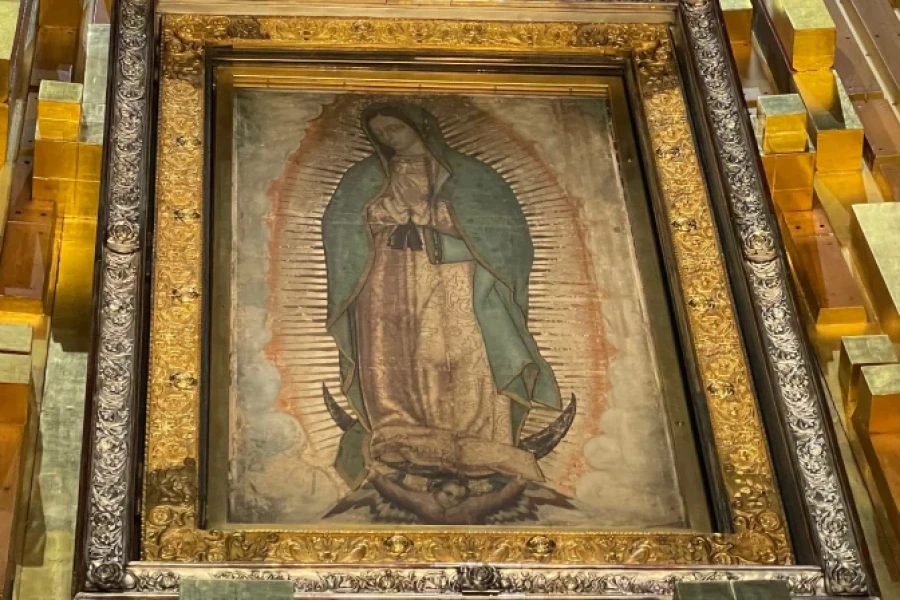 Imagen original de Nuestra Se&ntilde;ora de Guadalupe.