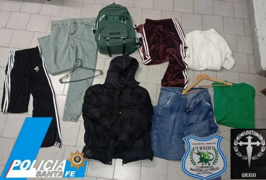 Personal de Comando y Grupo de Operaciones Tácticas de San Cristóbal logró recuperar la mercadería sustraída y detuvo al hombre de 25 años y a la adolescente de 17.