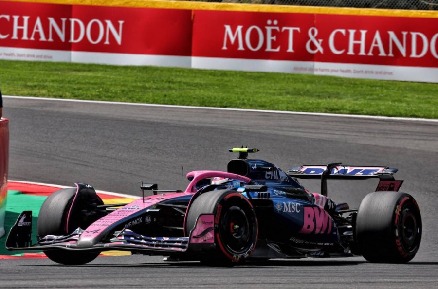 Franco Colapinto durante la Qualy 1 en Spa.
