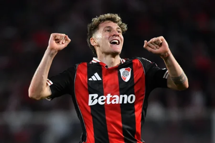 EN GRAN MOMENTO.  El rafaelino Facundo Colidio.