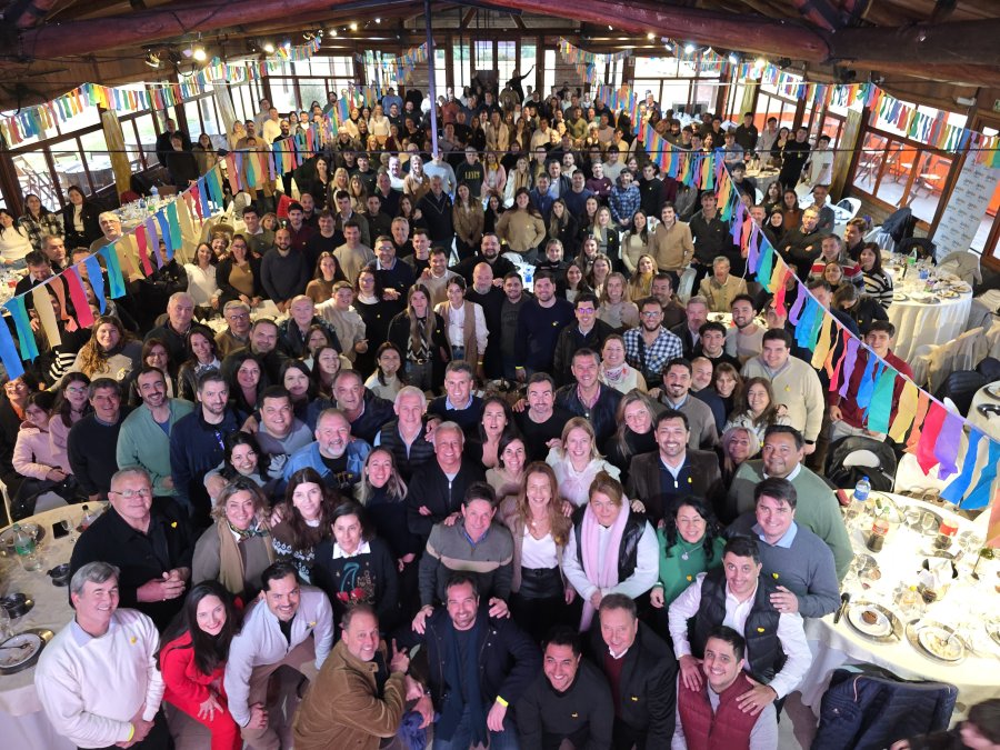 El encuentro del PRO en G&aacute;lvez reuni&oacute; a dirigentes de toda la Provincia. (FOTO PRO SANTA FE)