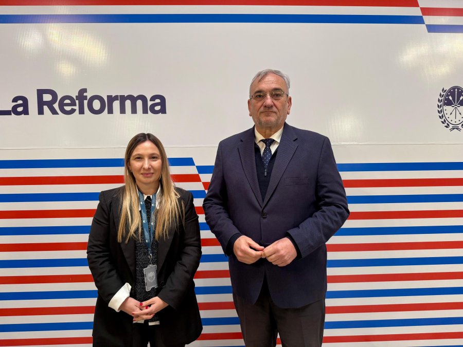 Bárbara Chivallero y Alcides Calvo durante el trabajo en la Convención Constituyente en Santa Fe.