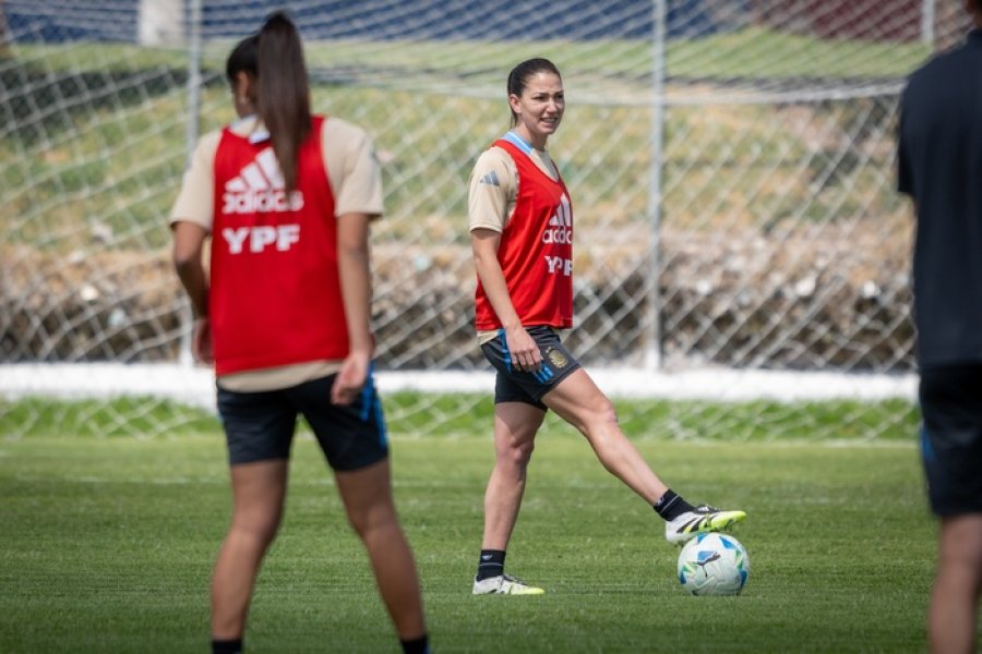 La capitana de la Selección Argentina Aldana Cometti.