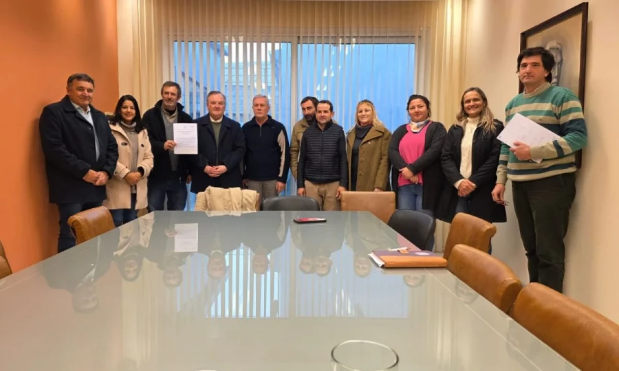 Un instante del acto celebrado en la Cooperativa.