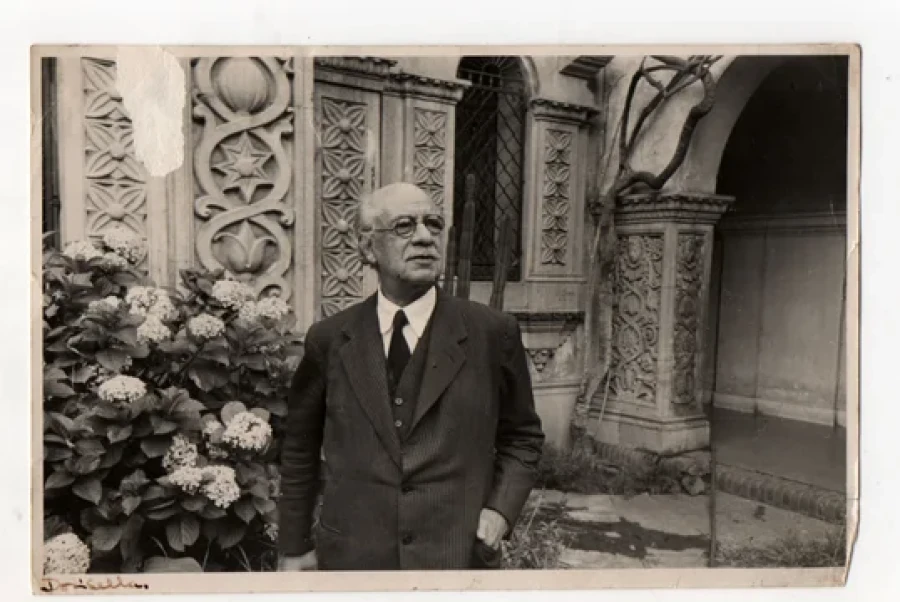 El historiador Ricardo Rojas.