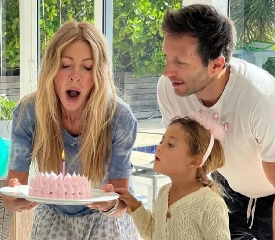 Cris Morena, Tomás Yankelevich y Mila Yankelevich.