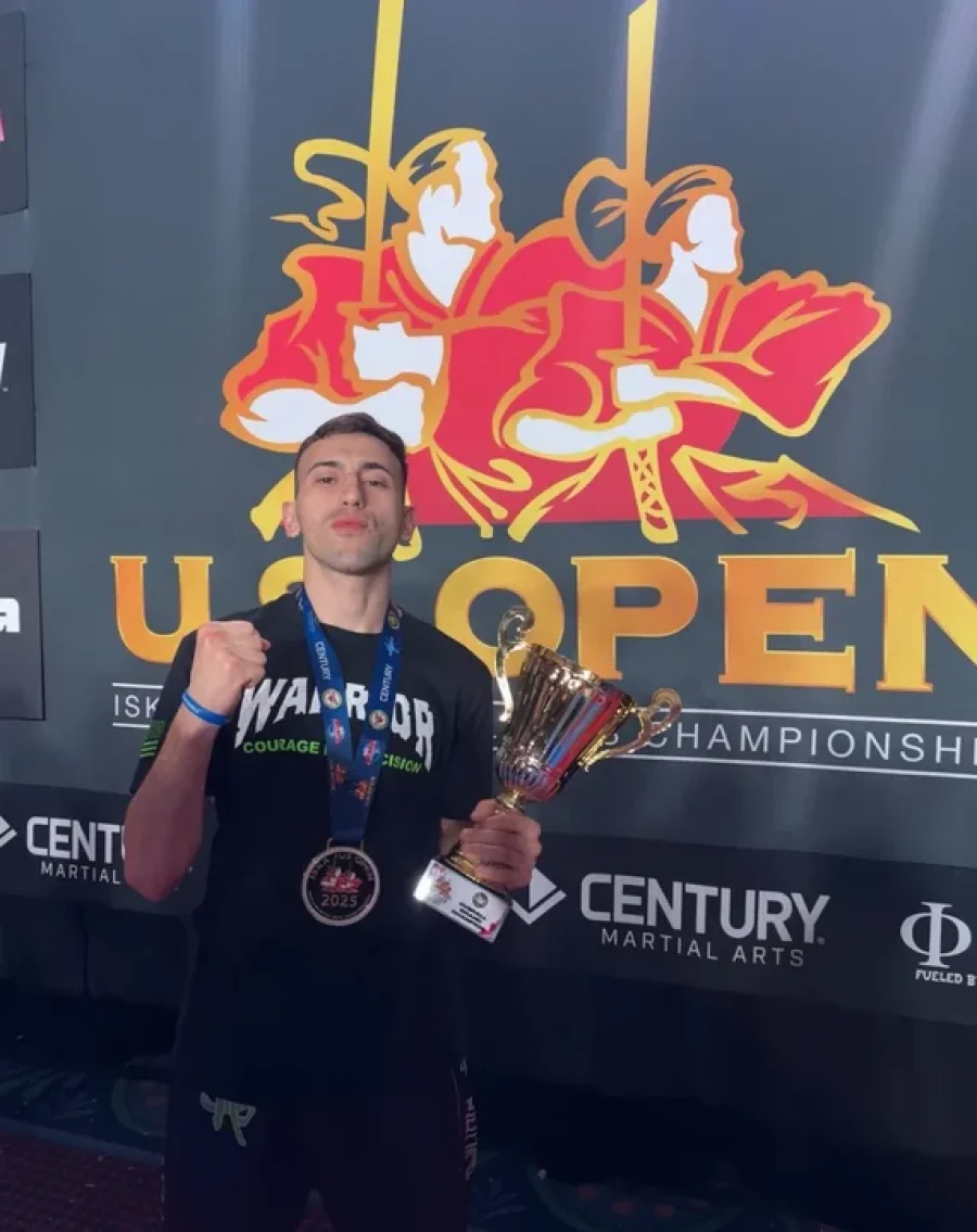 Tobias López en el US Open.