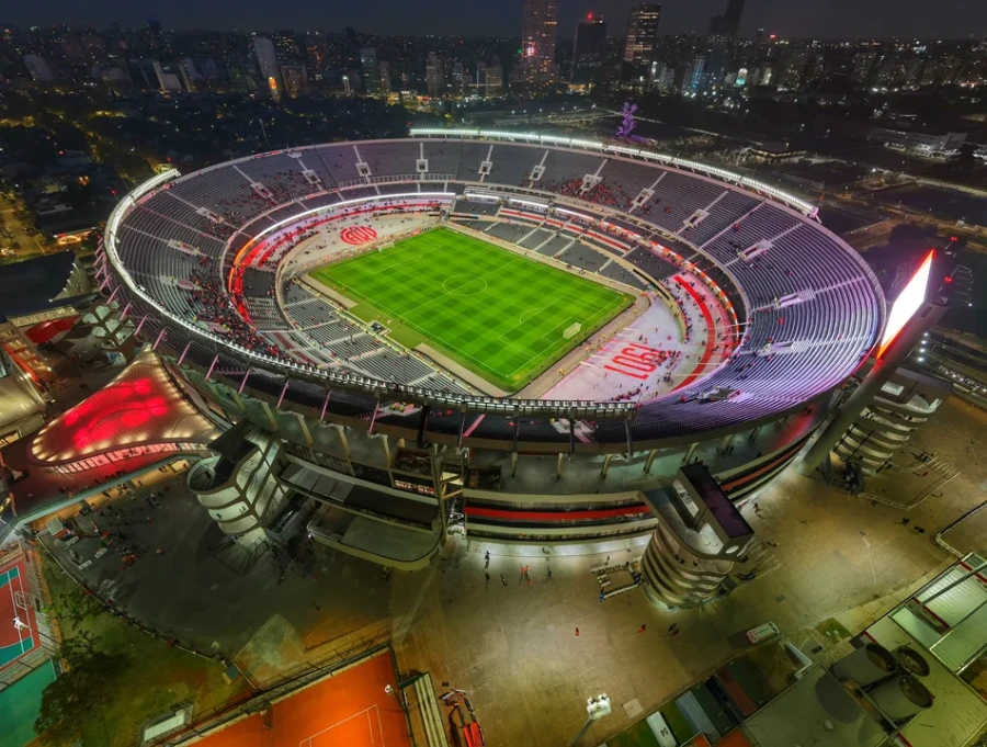 SE MANIFESTO. River alzó la voz contra el nuevo esquema tributario impulsado por el Gobierno.