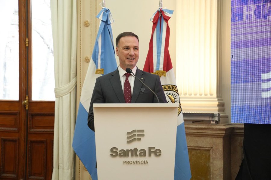 Lisandro Enrico, ministro de Obras P&uacute;blicas de la Provincia. (FOTO SCS)