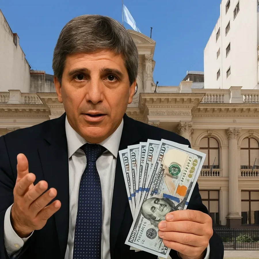 El ministro Luis Caputo no logró frenar el alza del dólar de las últimas semanas.