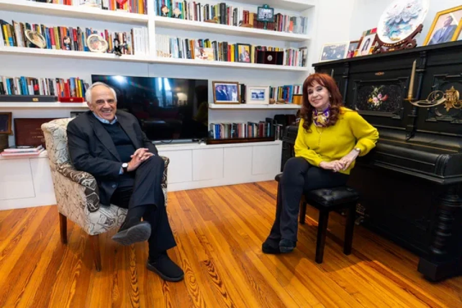 Cristina Kirchner y Ernesto Samper.