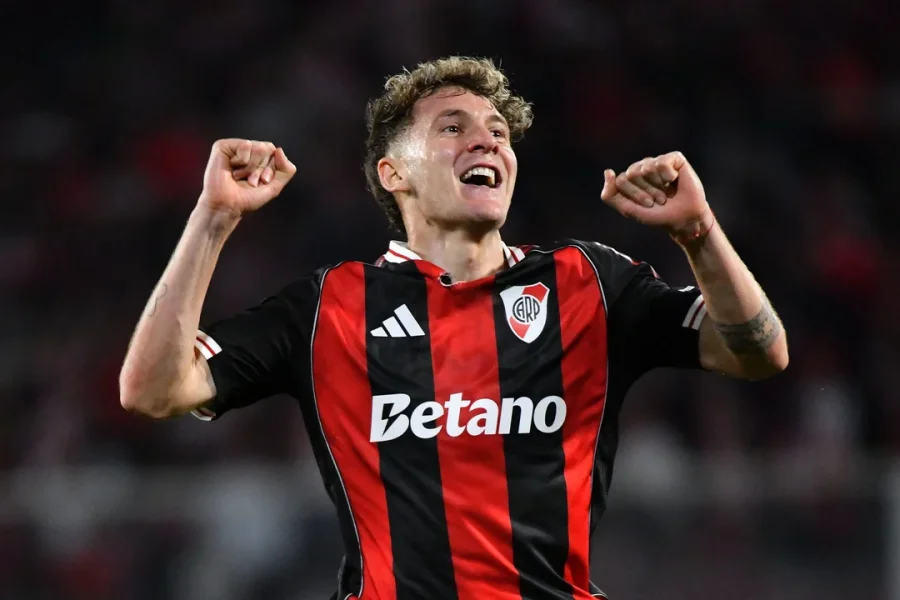 FACUNDO COLIDIO, EL DELANTERO RAFAELINO DE RIVER PLATE.