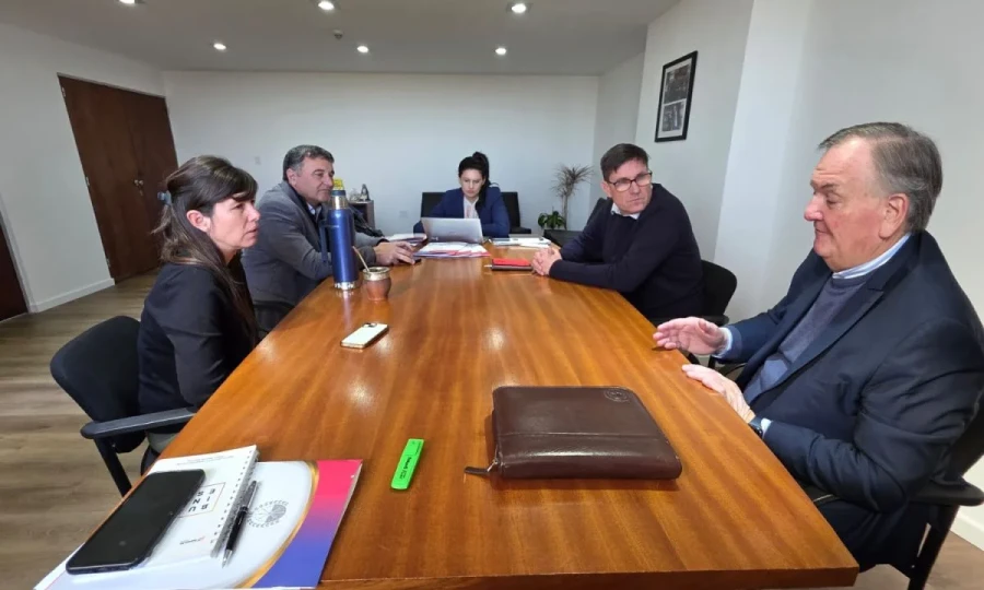 El reciente encuentro de los legisladores con funcionarios de Educación.