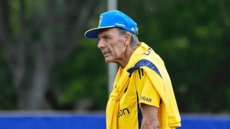 Miguel Ángel Russo pálpito el clásico ante Racing en La Bombonera.