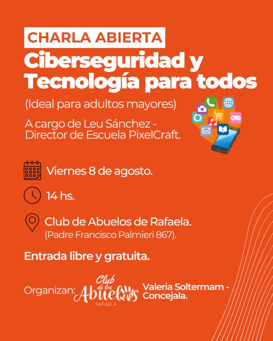 Se realizara en las instalaciones del Club de los Abuelos Palmieri.