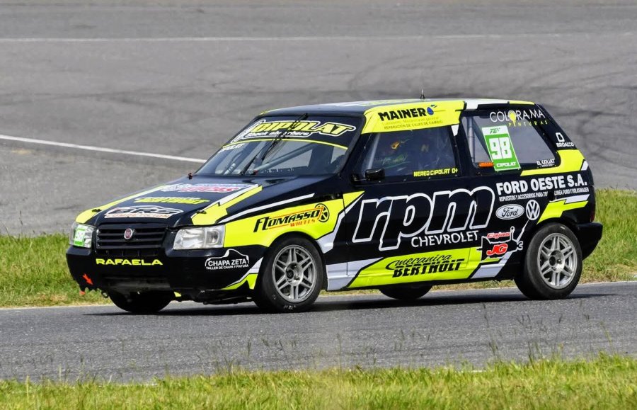 Nereo Cipolat fue tercero en su mejor actuación en TZ 1400.