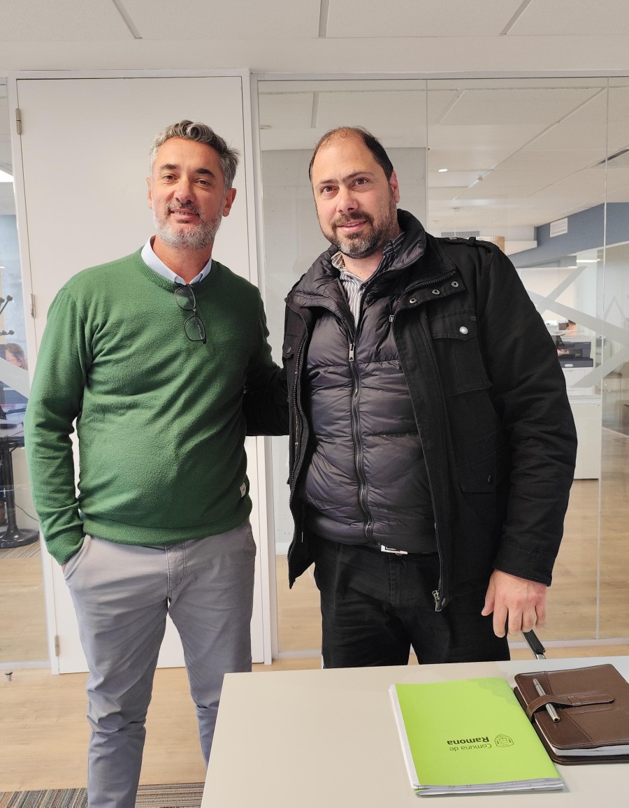 EN LA EPE. Angel Bonassi y José Barbero.