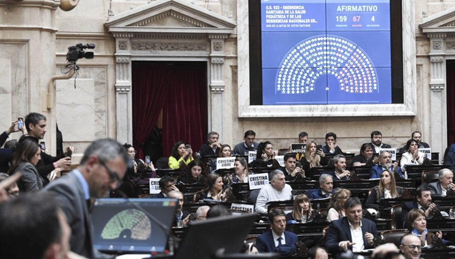 RECHAZO. La iniciativa del Gobierno "chocó" contra la Cámara Baja.