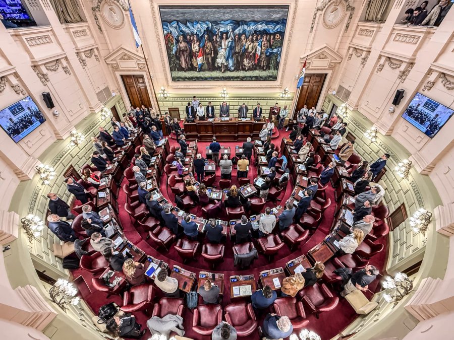 En la sesi&oacute;n de la Convenci&oacute;n Reformadora hubo un minuto de silencio para recordar a Alejandra Oliveras. (FOTO PRENSA CONVENCI&Oacute;N)