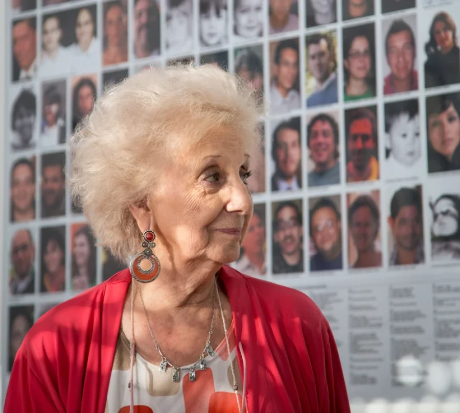 La titular de Abuelas de Plaza de Mayo, Estela de Carlotto.