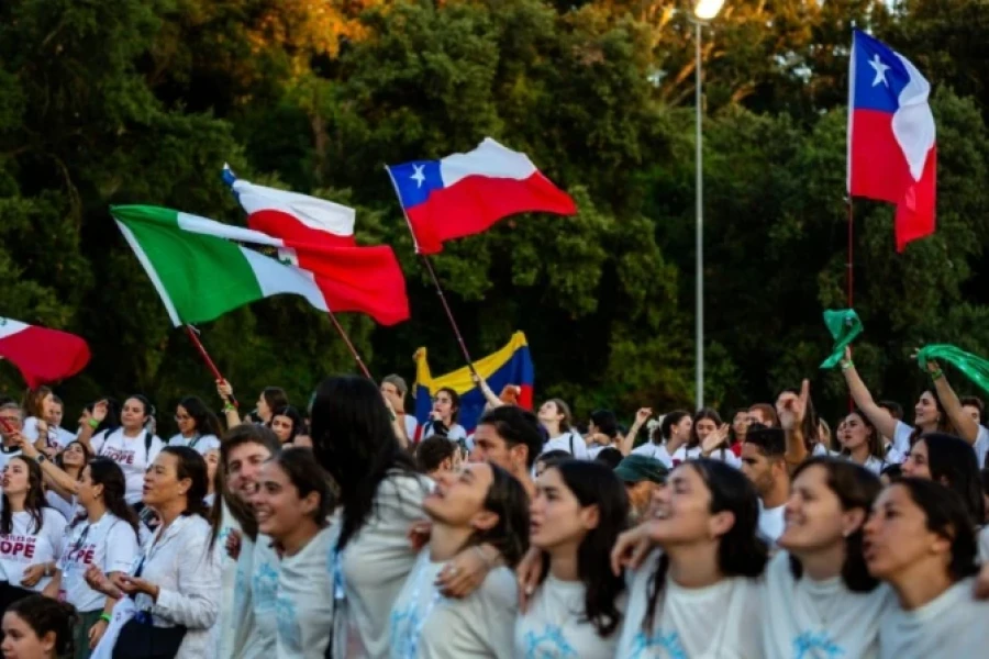 Jóvenes de distintos países se dieron cita en el Colegio Internacional de los Legionarios de Cristo en Roma.