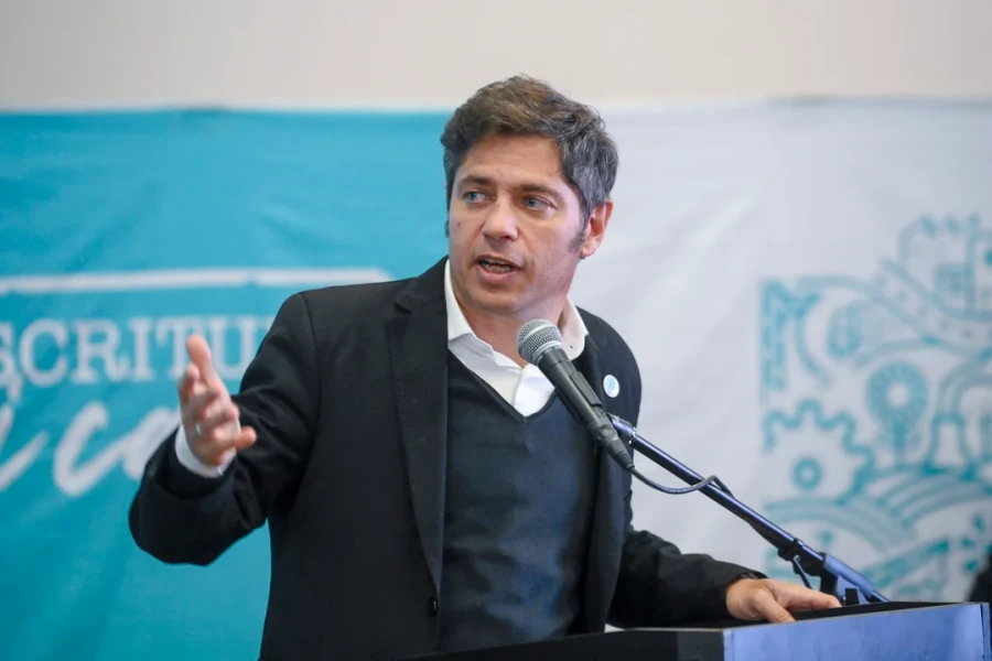 El gobernador de la provincia de Buenos Aires, Axel Kicillof.