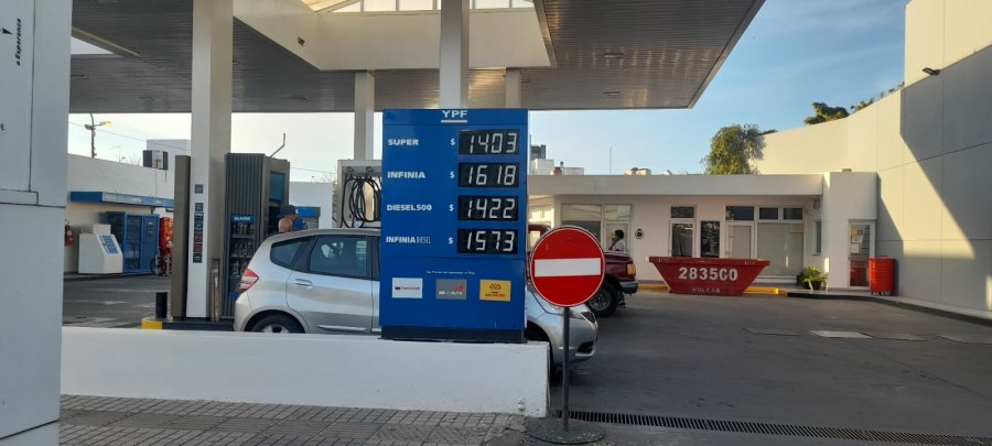 NUEVO AUMENTO DE COMBUSTIBLES EN RAFAELA. YPF aplicó su tercera suba en lo que va del mes de agosto.