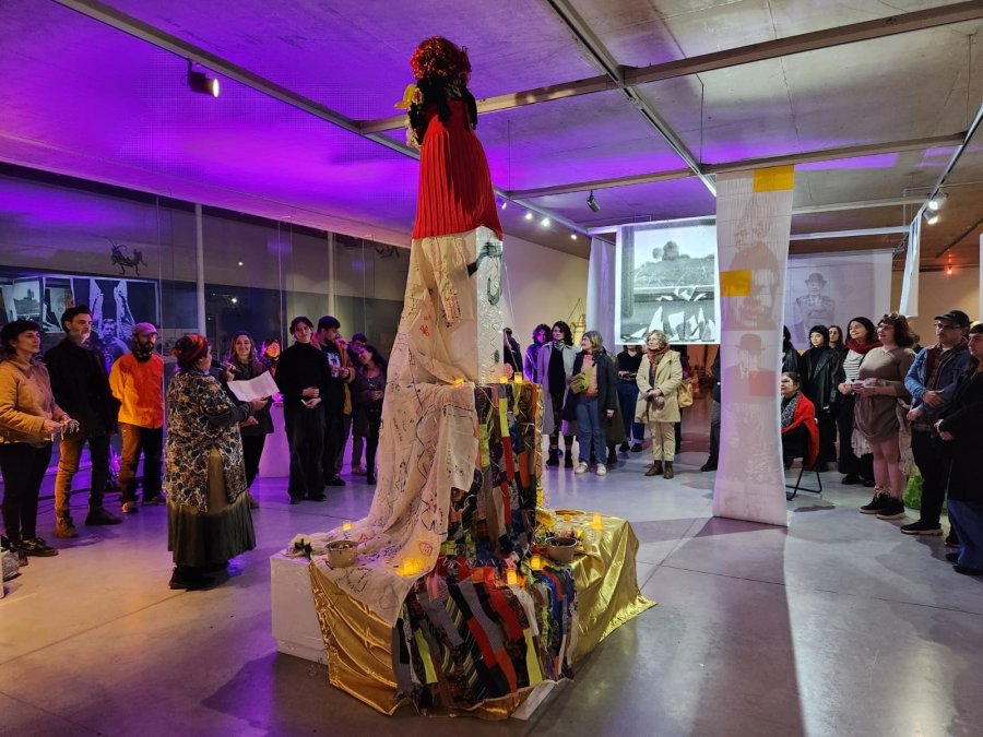 Se desarrolló la performance «Persistir en el ritual».