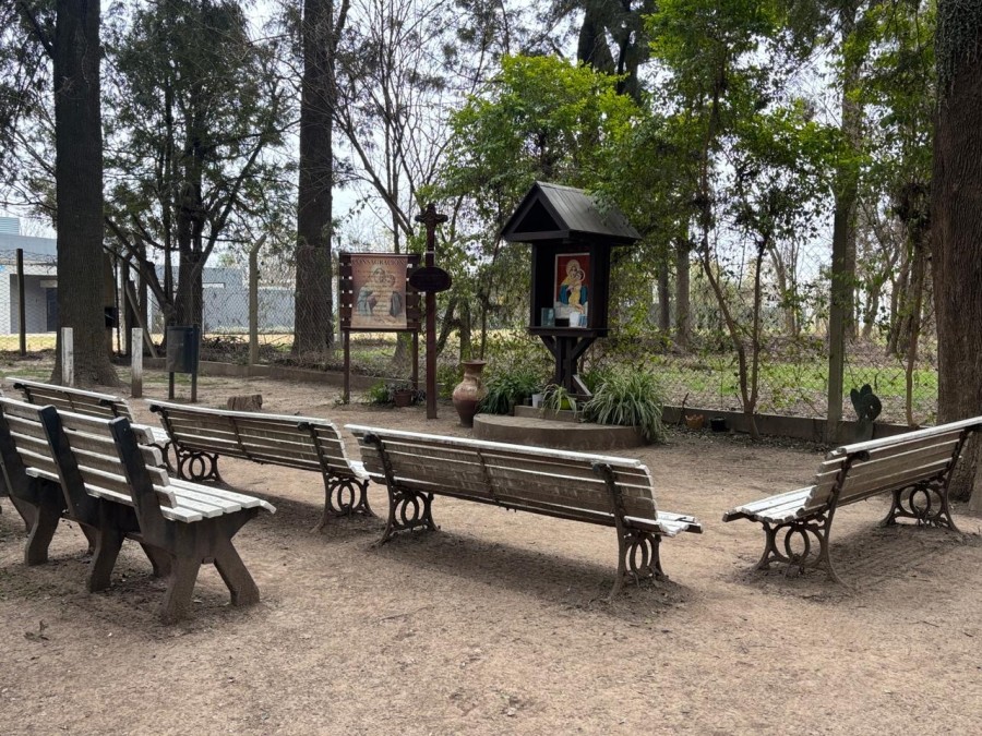 Labores de mantenimiento en el Bosquecito Besaccia.