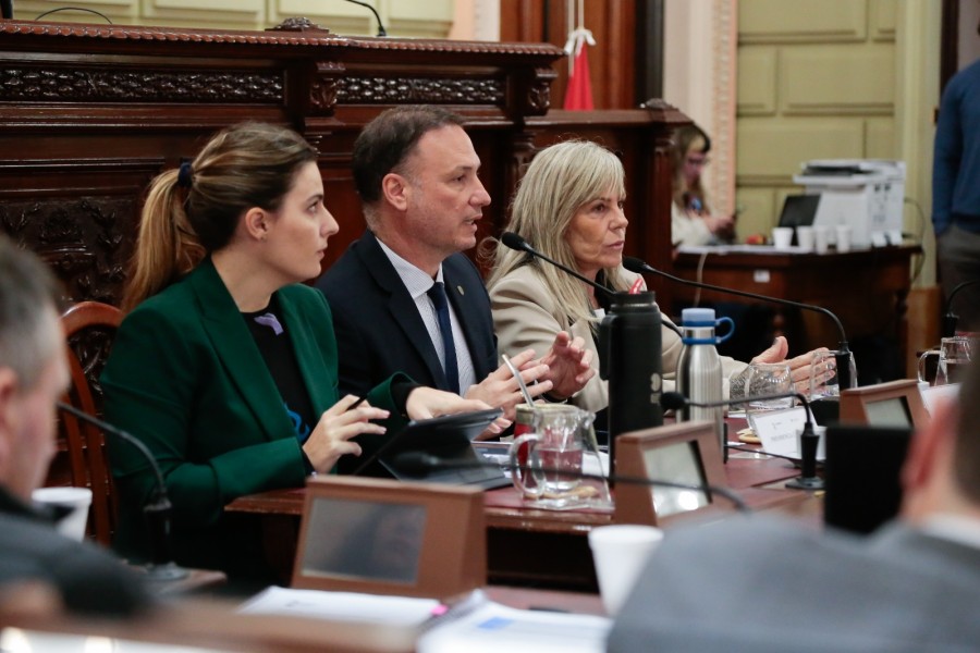 Hubo un espacio de consulta e intercambio con los convencionales en referencia a las propuestas presentadas por cada bloque.