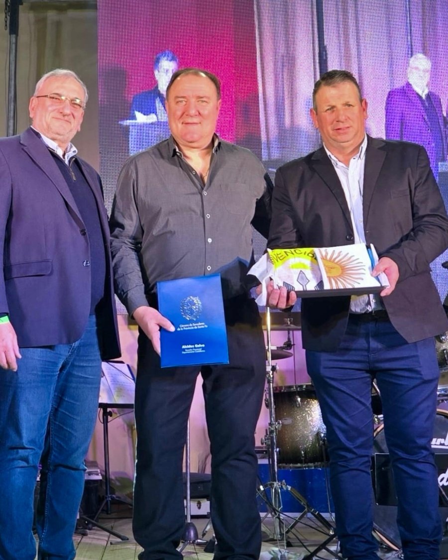 El momento protocolar de la fiesta.