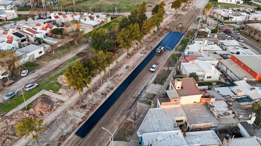 VISTA PANORÁMICA. Sector donde se ejecuta la obra.