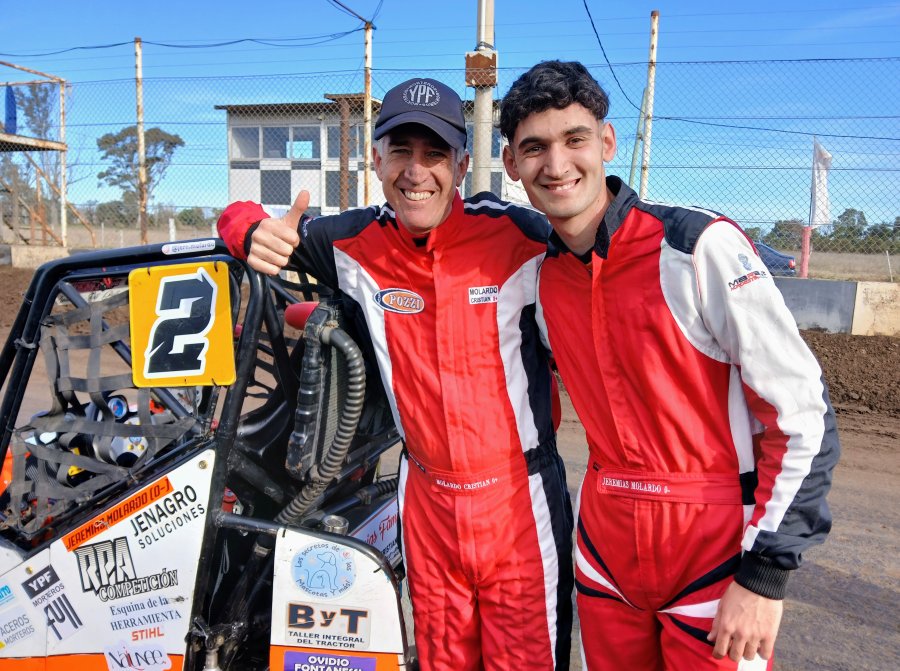 DUPLA. Cristian y Jeremías Molardo intentarán repetir los triunfos logrados en 2024.