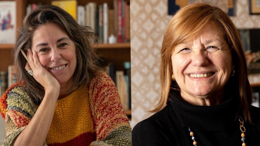 AGUSTINA CARIDE Y EMILIA CADOPPI. Ambas mujeres serán parte del jurado.