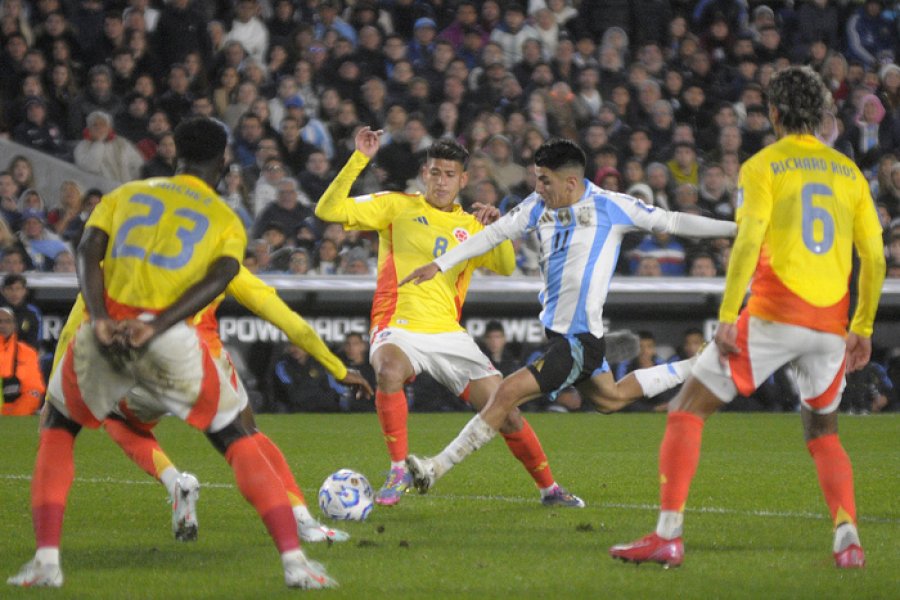 Almada durante las eliminatorias.
