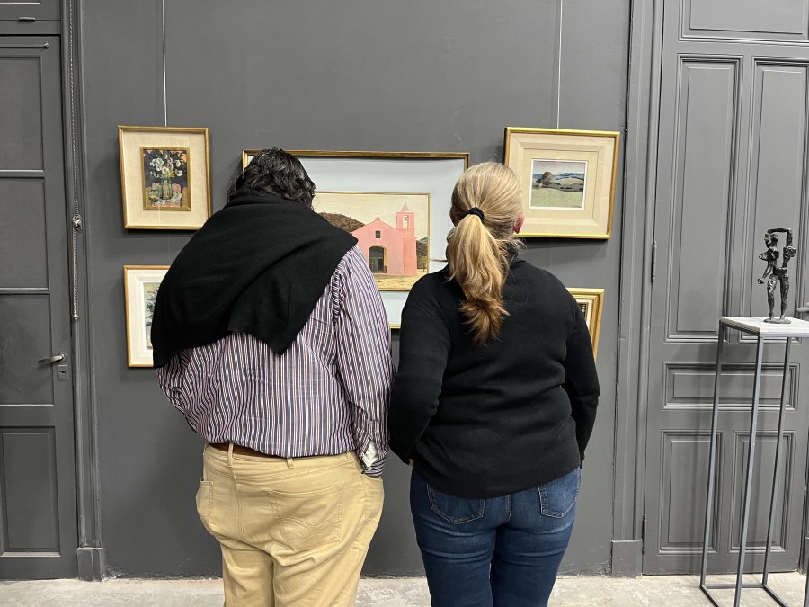 Recorrido por la muestra homenaje.